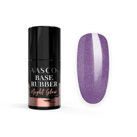 Baza hybrydowa Rubber Base Night Glow R05 Violet Vasco 7 ml