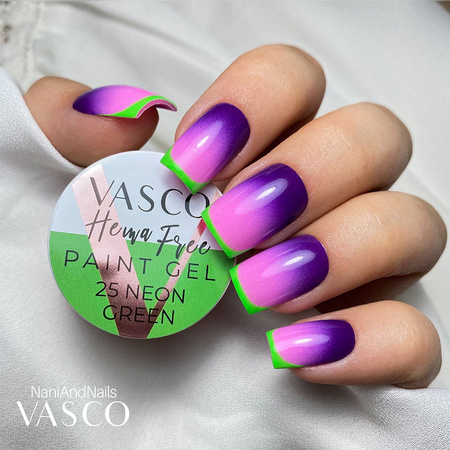 Paint Gel Hema Free 25 Neon Green Vasco 5 g