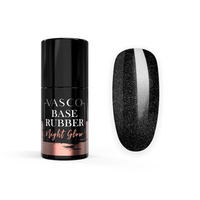 Baza hybrydowa Rubber Base Night Glow R06 Black Vasco 7 ml