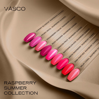 Zestaw 9 kolorów kolekcji Raspberry Summer Vasco 7 ml