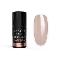 Baza hybrydowa Rubber Base Night Glow R08 Nude Vasco 7 ml