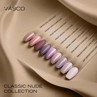 Zestaw 9 kolorów kolekcji CLASSIC NUDE Vasco 7ml